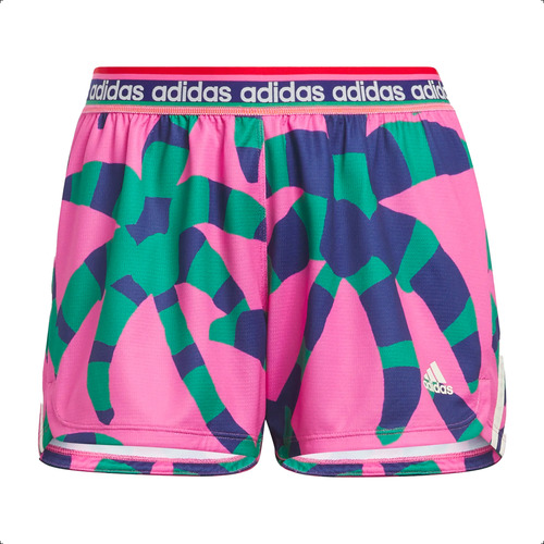 Shorts Feminino adidas Farm Rio Malha X Pacer 3-stripes