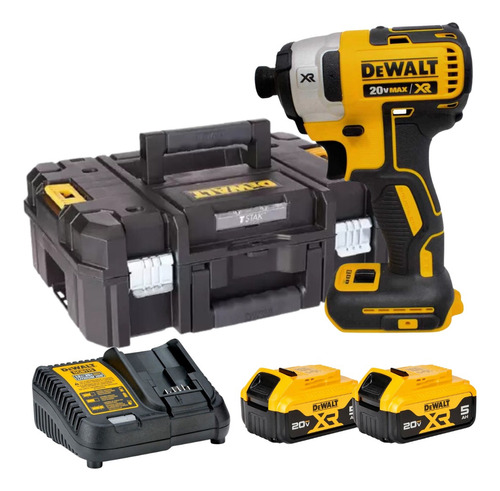 Dcf887b-b3 Chave De Impacto Dewalt Amarela Somente A Máquina