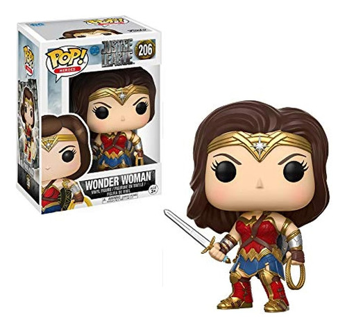 Figura De Juguete Dc Justice League - Wonder Woman Pop!