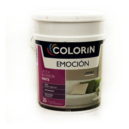 Colorin Emocion Latex Mate Interior 20l Pint Liberato