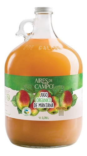 2 Pzas Nuevo Jugo Aires De Campo Manzana 3.78 L