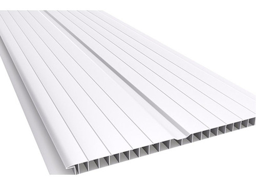 Tablas Lambriz Pvc  10mm, Color Blanco, Por Metro Cuadrado