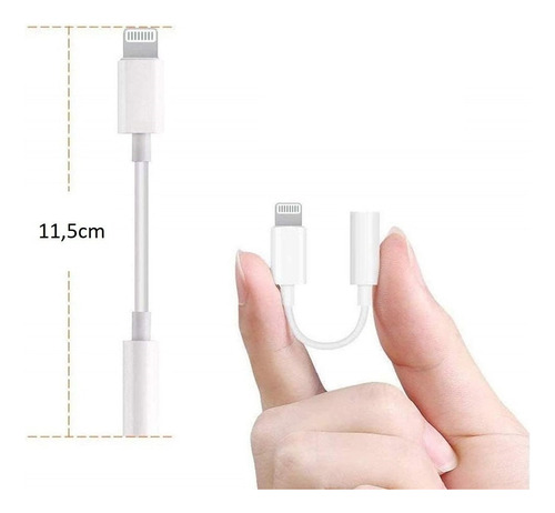 Adaptador Audio Dinax Compatible Con iPhone A Plug 3.5mm - Auriculares