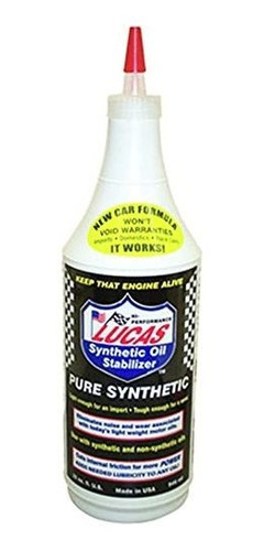 Lucas Oil 10130 Líquido Estabilizador De Aceite Sintético Pu