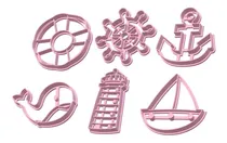 Comprar Cortante Galletitas Nauticos Marina 6cms Set X 06unidades An