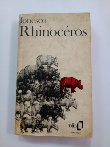 Rhinocéros En Francés - Eugène Ionesco 