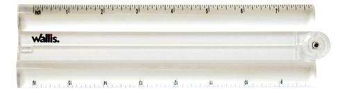 Lupa Regla Plegable Transparente 42.8cm Acrílico Wallis