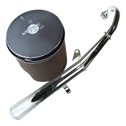 Kit Cilindro Repotenciado + Exosto Mofle Para Suzuki Ax100