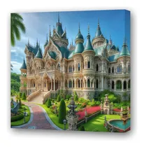 Comprar Cuadro 30x30cm Palacio De Cuentos Para Bellas Hadas C3