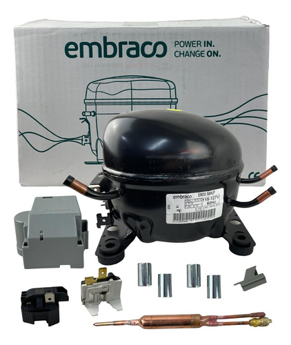 Compresor Embraco 1/6 134a 115/127v Bajo Consumo Em2u50hlp