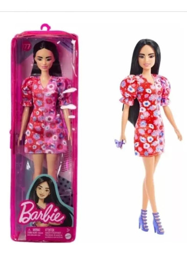 Muñeca Barbie Fashionista # 177 Cabello Largo