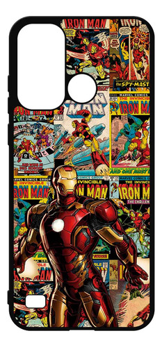 Funda Protector Case Para Zte A53 Plus Iron Man Marvel