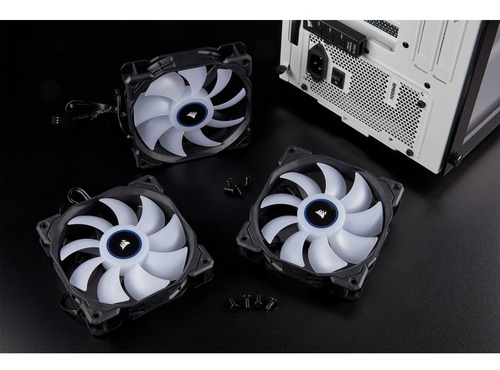 Imagen 9 de 9 de Cooler Gabinete Corsair Af120 Led Red 120mm Pack X3