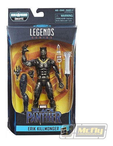 Marvel Legends Black Panther Erik Killmonger Lacrado