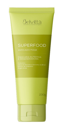 Superfood Avocado Mask 200g - Máscara Nutritiva, Antirrugas