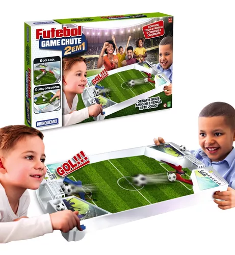 Mini Jogo Futebol De Mesa Portátil Arena Infantil Gol A Gol