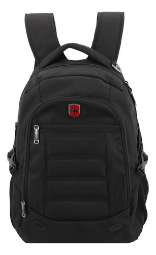 Mochila Bolsa P/ Notebook Grande Reforçada Impermeável Swiss Cor Preto