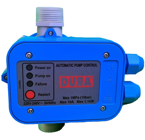 Controlador Electronico Presion Bomba Agua Hasta 1.5 Hp