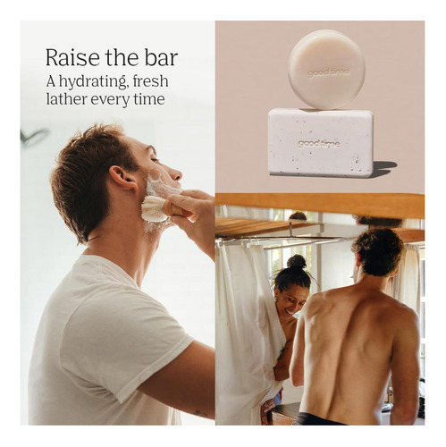 Barra De Cuerpo Exfoliante De Buen Tiempo Y Barra De Suave +