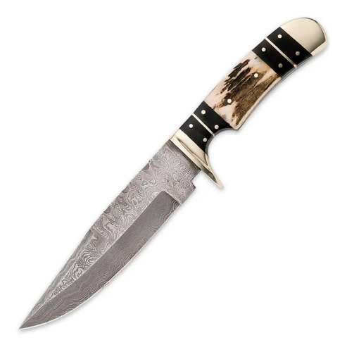 Bowie Acero Damasco Full Tang Timber Rattler Mountain Hunter