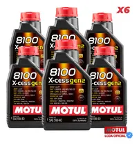 Comprar Óleo de motor sintético Motul 5W-40 para carros, picapes e utilitários esportivos de 6 unidades x 1L\u002F6L