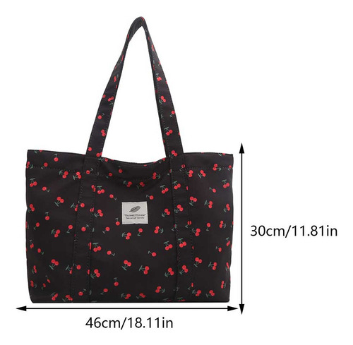 Para Bolso De Hombro A51b Con Estampado De Cerezas De Gran