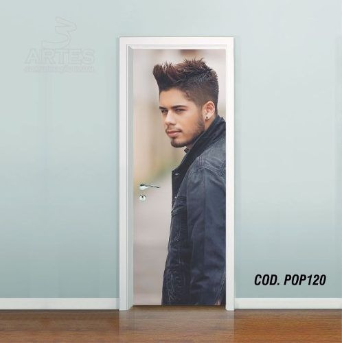 Adesivo Porta Decorativo Sertanejo Zé Felipe (cod.pop120)