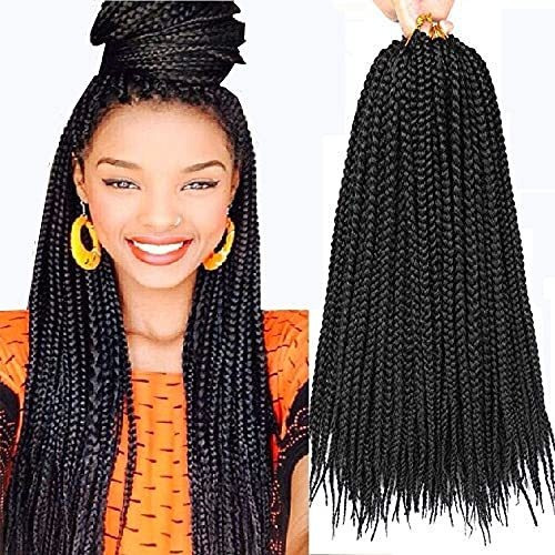 Extensiones De Cabello - 7packs Box Braids Crochet Hair 22in