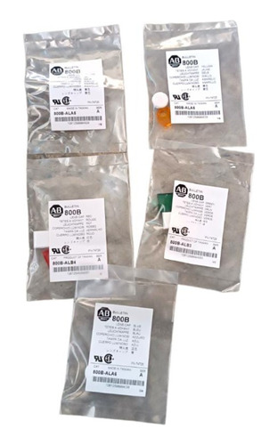 Push Button Allen Bradley 800b-ala6 800b-ala5 Lote De 5pz