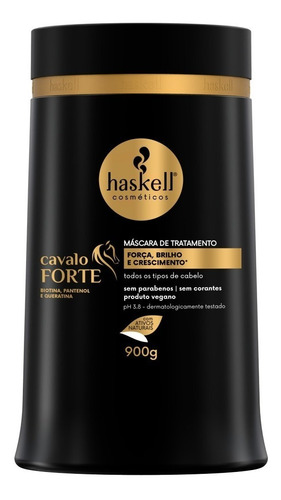 Máscara Haskell Cavalo Forte Força Brilho E Crescimento 900g