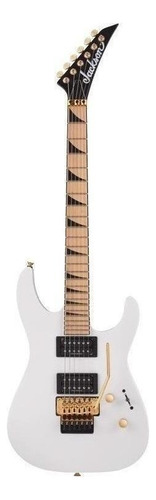 Guitarra eléctrica Jackson X Series Soloist SLXM DX de álamo snow white brillante con diapasón de arce