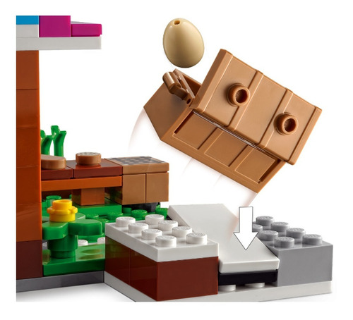 Imagen 6 de 6 de Lego Minecraft Tienda Pateleria The Bakery Aldea + Aldeano