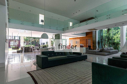 Imagem 12 de 30 de Casa À Venda Em Jardim Acapulco, Guarujá. 1234 M², 7 Suítes, Área Gourmet, Piscina, Sauna, Academia, Quadra De Tênis, Heliponto E 9 Vagas. - Ca1002