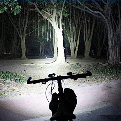 Securitying - Luz De Bicicleta Alimentada Por Usb, Faro Led