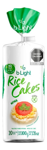 Galletas De Arroz Rice Cakes B-light 100 Gr Natural