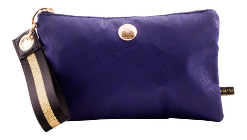 Imagen 3 de 10 de Cartera Clutch Amayra Mujer Dama Estampado Correa