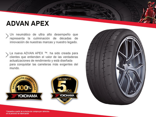 Llanta 225/40r19 Advan Apex Yokohama 93y