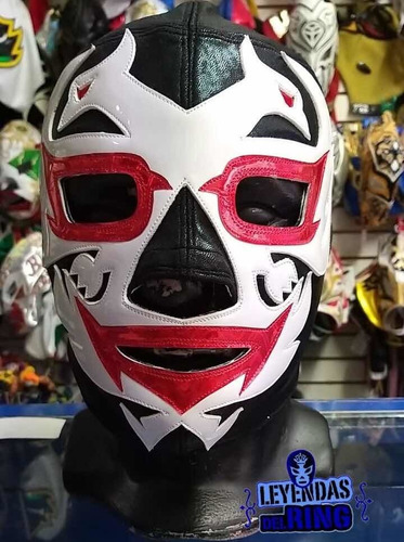 Máscara Profesional Del Luchador Dos Caras