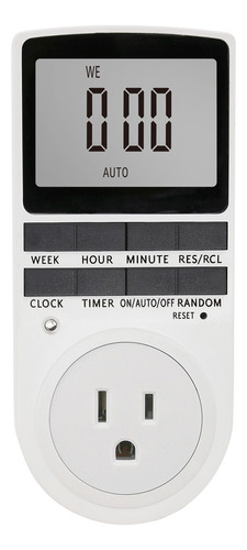 Timer Digital Plug Programable Ahorro Energía