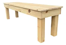 Comprar Banco 2 Mts Tablon Madera Pino Macizo Quincho Comedor