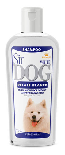 Shampoo Para Perro Sir Dog Pelaje Blanco 390 Ml