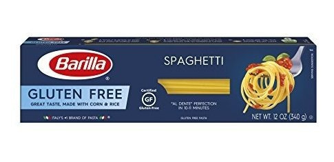 Pasta Sin Gluten De Barilla, Espagueti, 12 Onzas