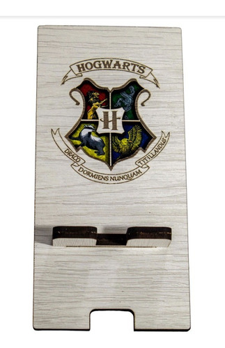 Howarts Porta Celular De Madera Para Mesa O Escritorio