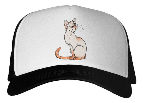 Gorra Gato Naranja Dibujo