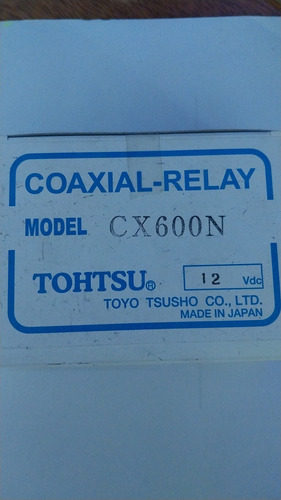 Rele Coaxial Cx600n Tohtsu Usado
