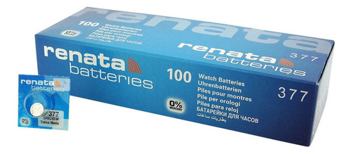 Pilas Renata R377 Cilíndricas 10 Unidades 1.55v Distribuidor