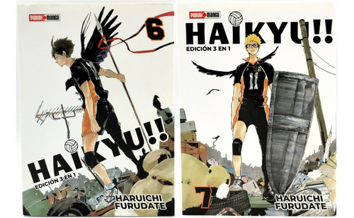 Haikyu N. 6 Y 7 Edición 3 En 1 Manga Panini Español Pack