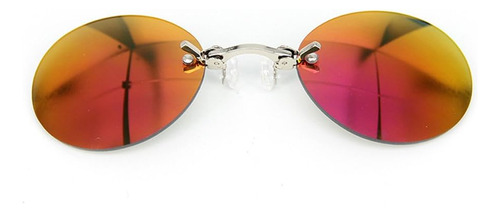 Retro Clip Redondo En Gafas De Nariz Matrix Morpheus Movie G
