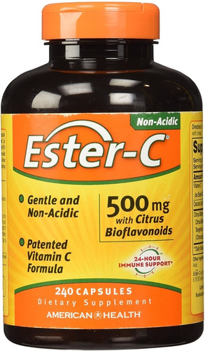 American Health Ester C Vitamina Inmunologico 240cap 500mg