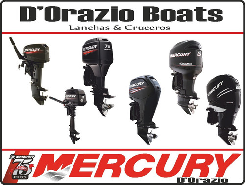 Motor Fuera De Borda Mercury 115 Hp 4 Tiempos Ct En Stock
